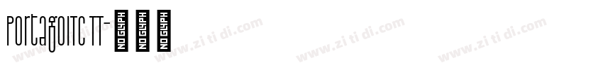 PortagoITC TT字体转换